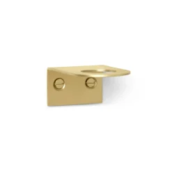 Ferm Living Colgador de pared Basho, latón Color dorado