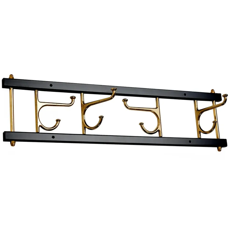 Clearance Essem Design Colgador Dekorativ de 4 ganchos Maxi 4, -latón Negro