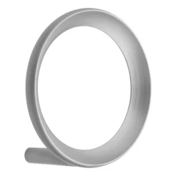 Best Normann Copenhagen Colgador Loop medium Ø7,8 cm, Brushed Zinc Plateado