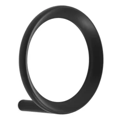 New Normann Copenhagen Colgador Loop medium Ø7,8 cm, Black Negro