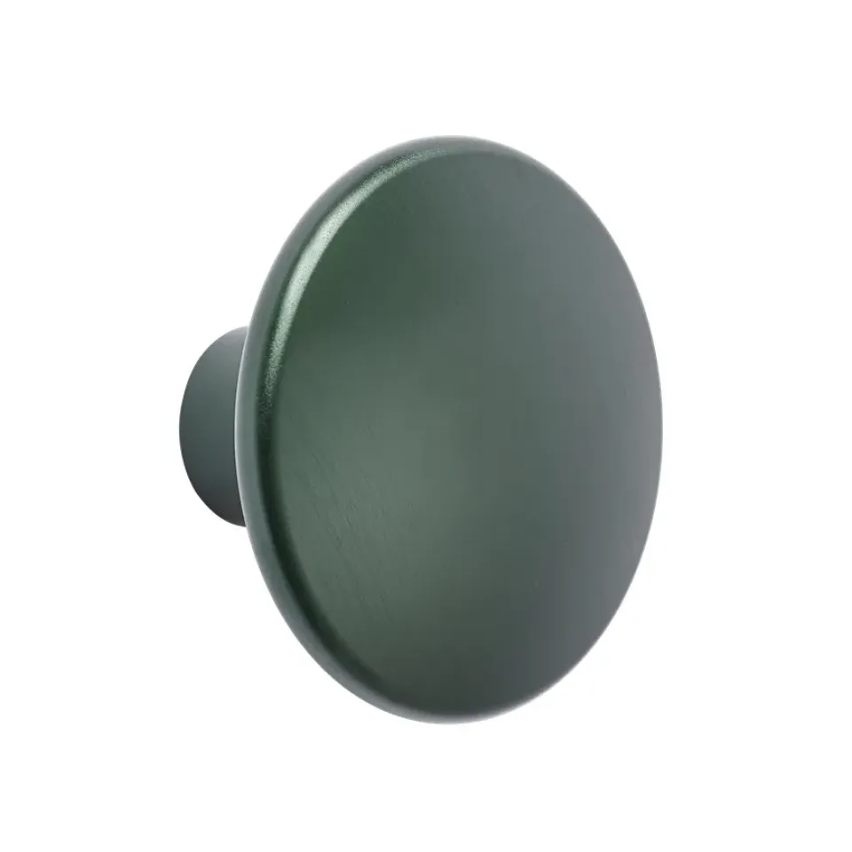 Outlet Muuto Colgador metal The Dots 5 cm, Dark green Verde