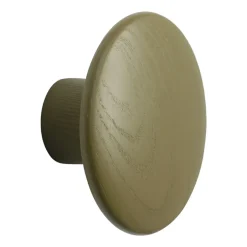 Clearance Muuto Colgador The Dots brown green, Ø9 cm Verde