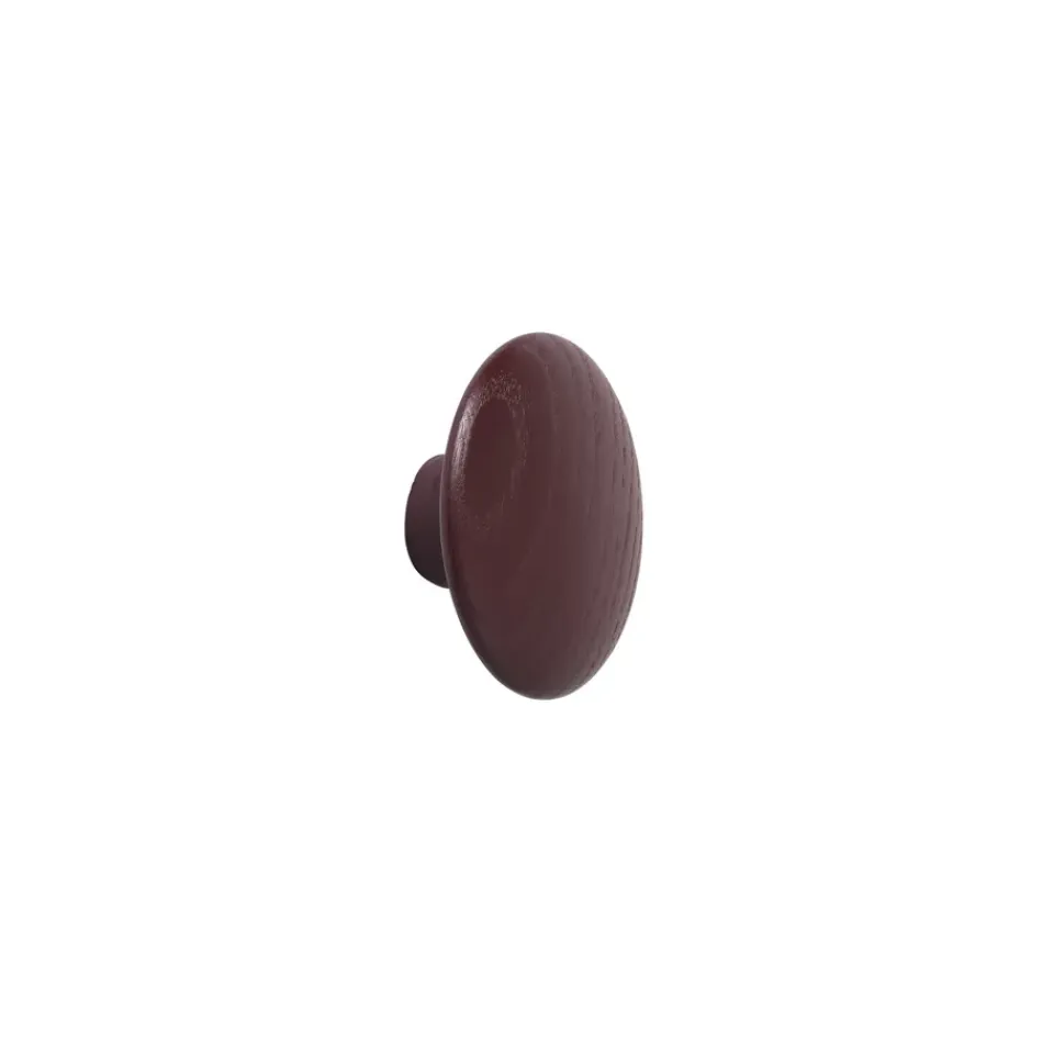 Outlet Muuto Colgador The Dots burgundy, pequeño Rojo