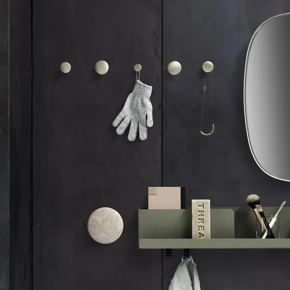 Clearance Muuto Colgador The Dots, latón, pequeño Blanco