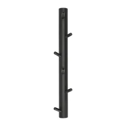 Best 1898 Colgador vertical Allsarp con 6 ganchos, Abedul pintado en Negro