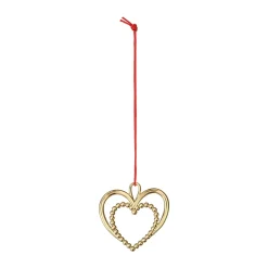 Clearance Rosendahl Colgante de Navidad de corazón Karen Blixen 6,5 cm, Dorado Color dorado