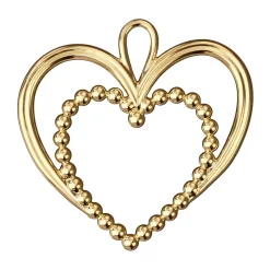 Clearance Rosendahl Colgante de Navidad de corazón Karen Blixen 6,5 cm, Dorado Color dorado