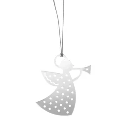 Clearance Pluto Design Colgante de Navidad Pluto metal, ángel, color plata Plateado