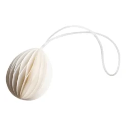 Sale DBKD Colgante de Pascua Ovoid papel small 4 cm, White Blanco