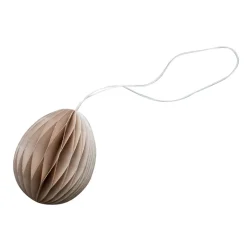 Discount DBKD Colgante de pascua Ovoid papel 7 cm, Sand Beige
