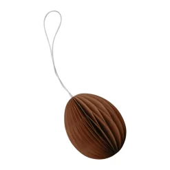 Outlet DBKD Colgante de pascua Ovoid papel 7 cm, Terracotta Marrón
