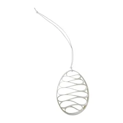 Sale DBKD Colgante de pascua Paper egg, Wave Blanco