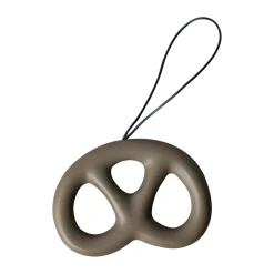 Discount DBKD Colgante decorativo Hanging pretzel, Dust Marrón