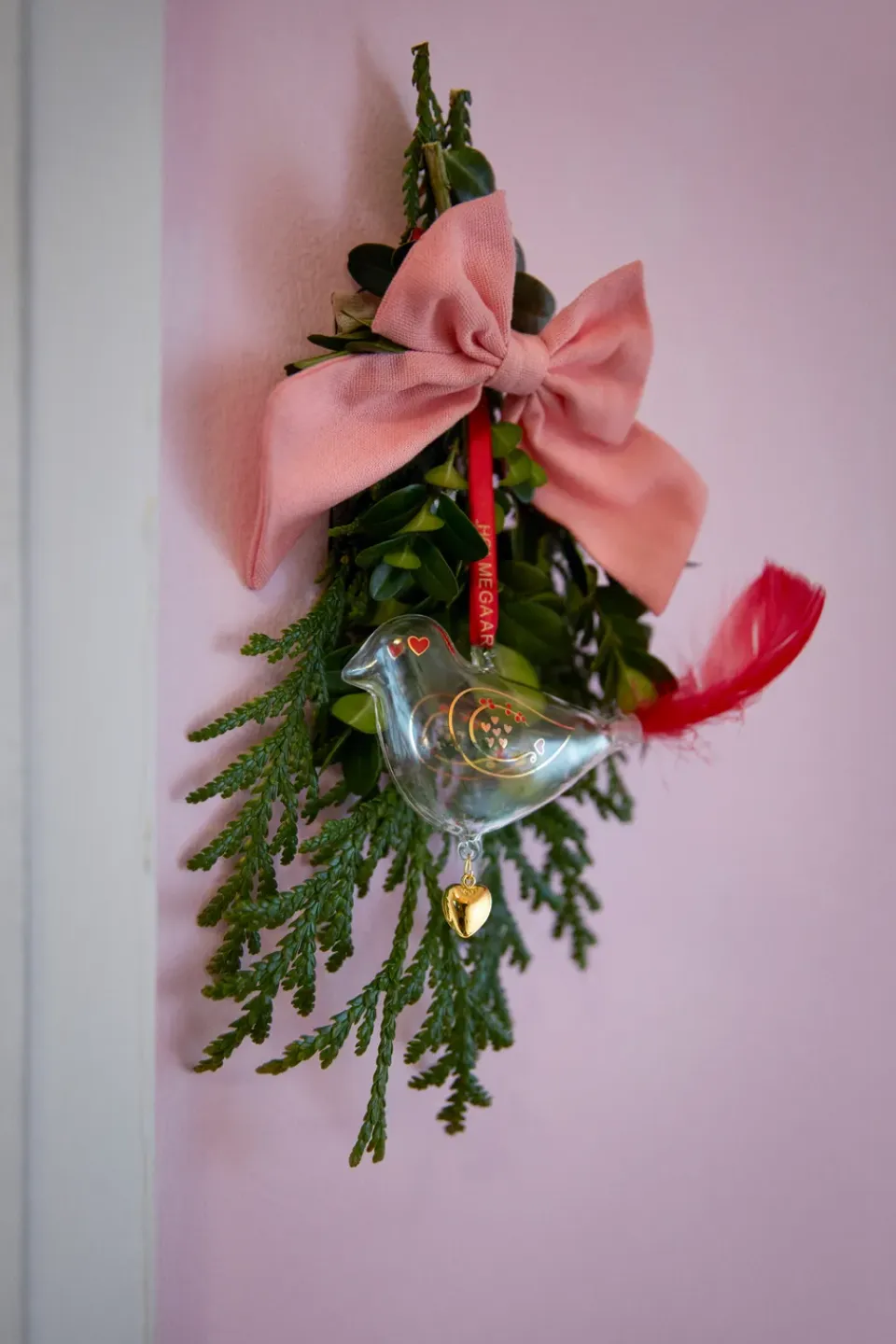 Online Holmegaard Colgante navideño Christmas pájaro del año, 2025 Transparente