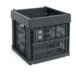 Online HAY Colour Crate Cube 29,5x29,5 cm, Charcoal Negro