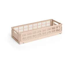 Best HAY Colour Crate Mini Oblong 13x34,5 cm, Powder Beige