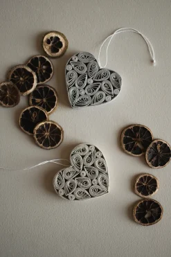 Sale DBKD Corazón de papel 8 cm, Topo Marrón