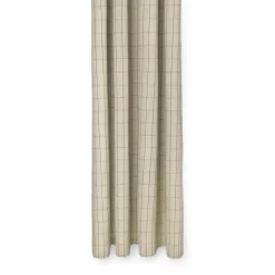 Outlet Ferm Living Cortina de baño Chambray, a cuadros Beige