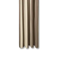 Best Ferm Living Cortina de baño Chambray, Carob brown-parchment MarrónBeige