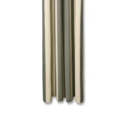 Outlet Ferm Living Cortina de baño Chambray, Dark lichen-parchment AzulBeige