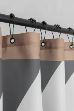 Discount Mette Ditmer Cortina de ducha Diagonal 150x200 cm, Dark grey Gris