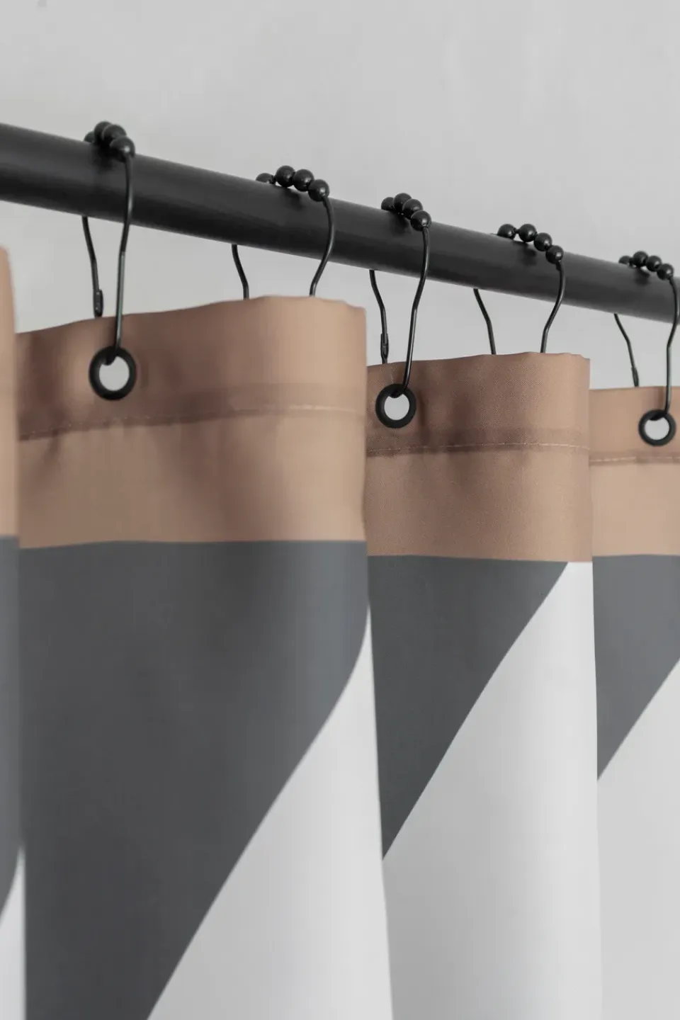Discount Mette Ditmer Cortina de ducha Diagonal 150x200 cm, Dark grey Gris