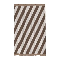 Best Mette Ditmer Cortina de ducha Diagonal 150x200 cm, Chocolate Marrón