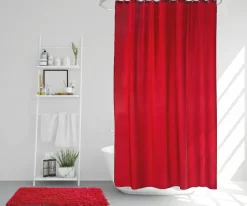 Hot Etol Design Cortina de ducha Match 200 x 240 cm, extra alto Rojo
