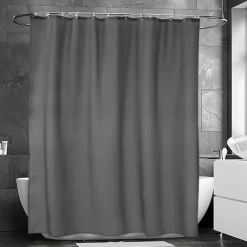 New Etol Design Cortina de ducha Match, grafito Gris