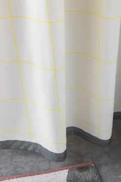 New Mette Ditmer Cortina de ducha Mesh 150x200 cm, Yellow Amarillo