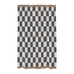 Best Mette Ditmer Cortina de ducha Retro 150x200 cm, Dark grey Gris