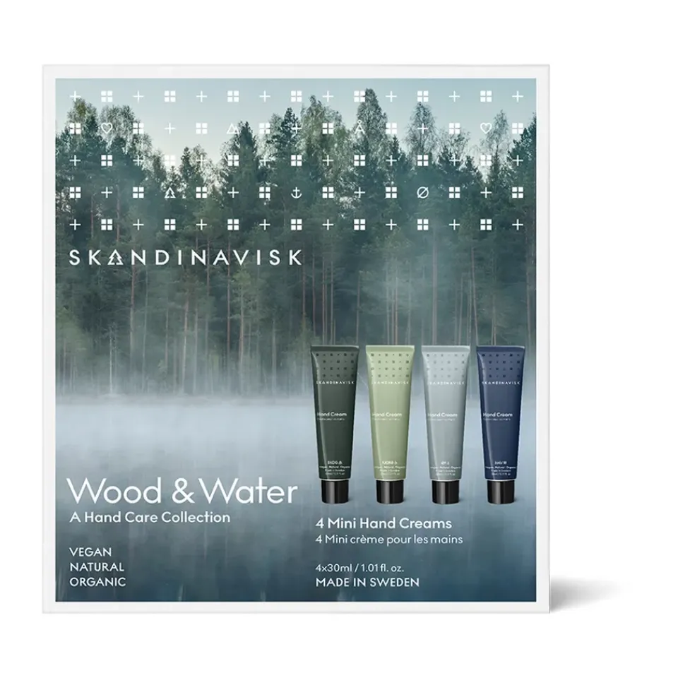 Discount Skandinavisk Crema de manos Wood & Water mini 4 piezas, 30 ml Multi