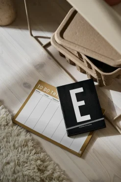 Outlet Design Letters Cuaderno de notas , E Negro