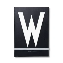 Sale Design Letters Cuaderno de notas , W Negro