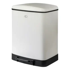 New Mette Ditmer Cubo con pedal Wonda 24 litros, Off white Blanco