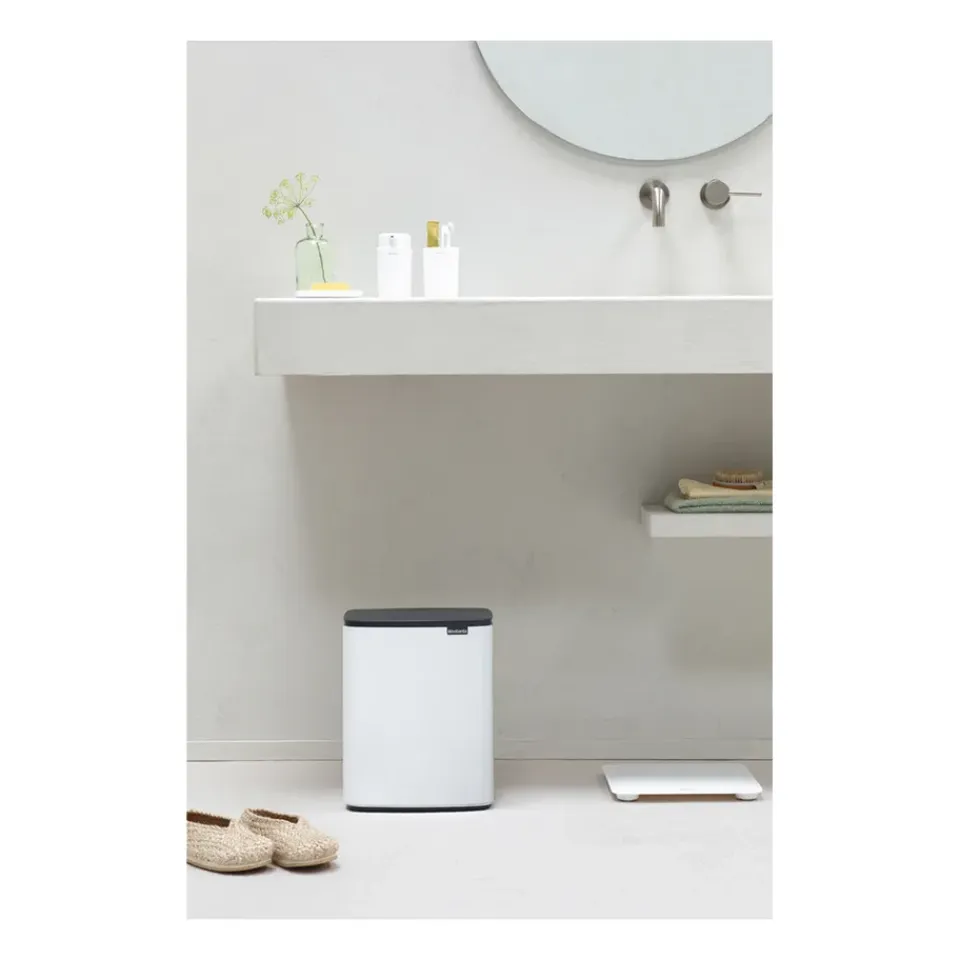 Hot Brabantia Cubo de basura Bo 12 L, Blanco