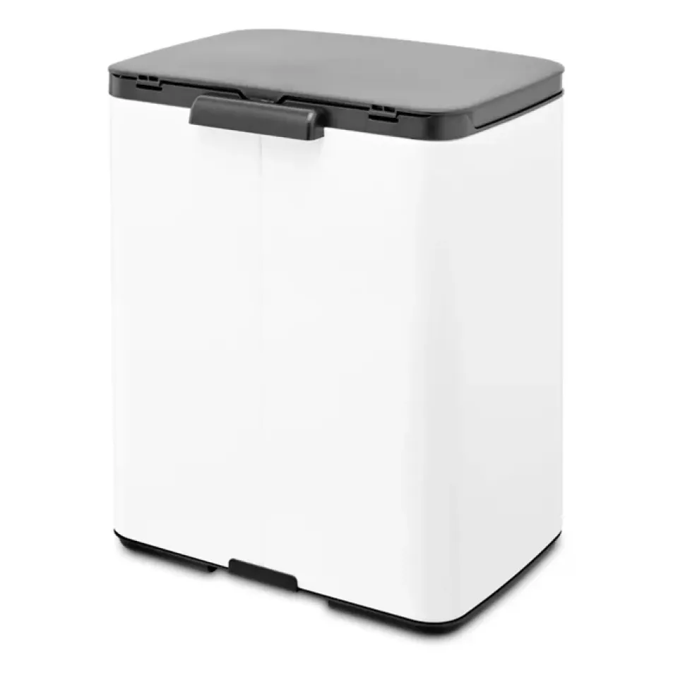 Hot Brabantia Cubo de basura Bo 12 L, Blanco