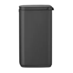 Hot Brabantia Cubo de basura Bo 12 L, Mineral Infinite Grey Gris