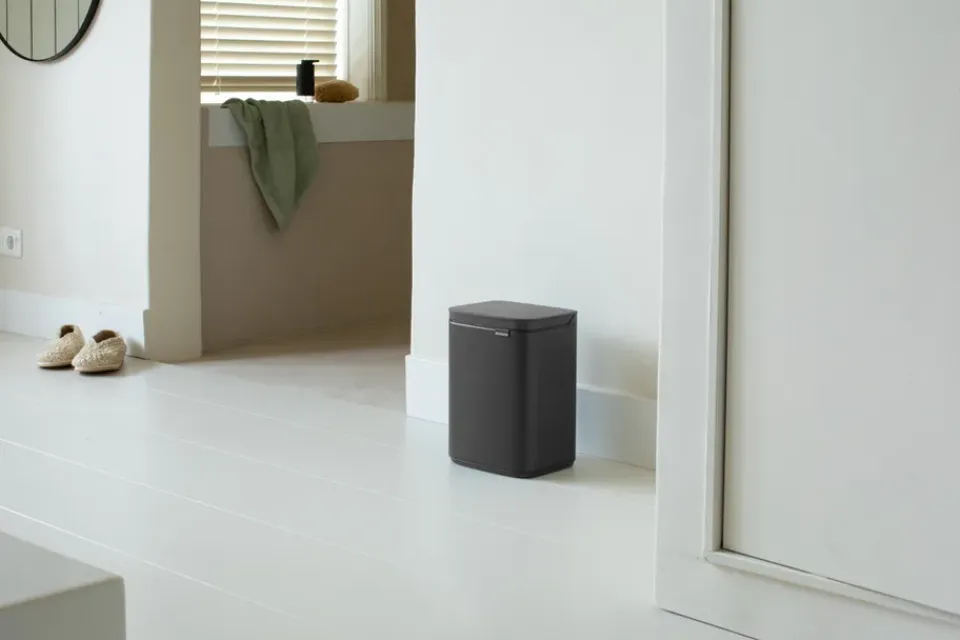 Sale Brabantia Cubo de basura Bo 4 L, Mineral Infinite Grey Gris
