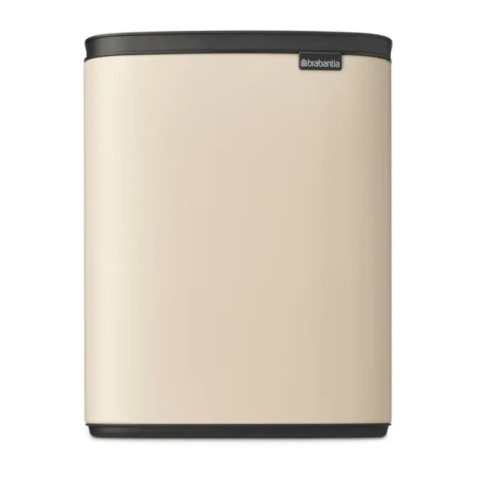 Clearance Brabantia Cubo de basura Bo 12 L, Soft Beige Marrón