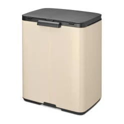 Clearance Brabantia Cubo de basura Bo 12 L, Soft Beige Marrón
