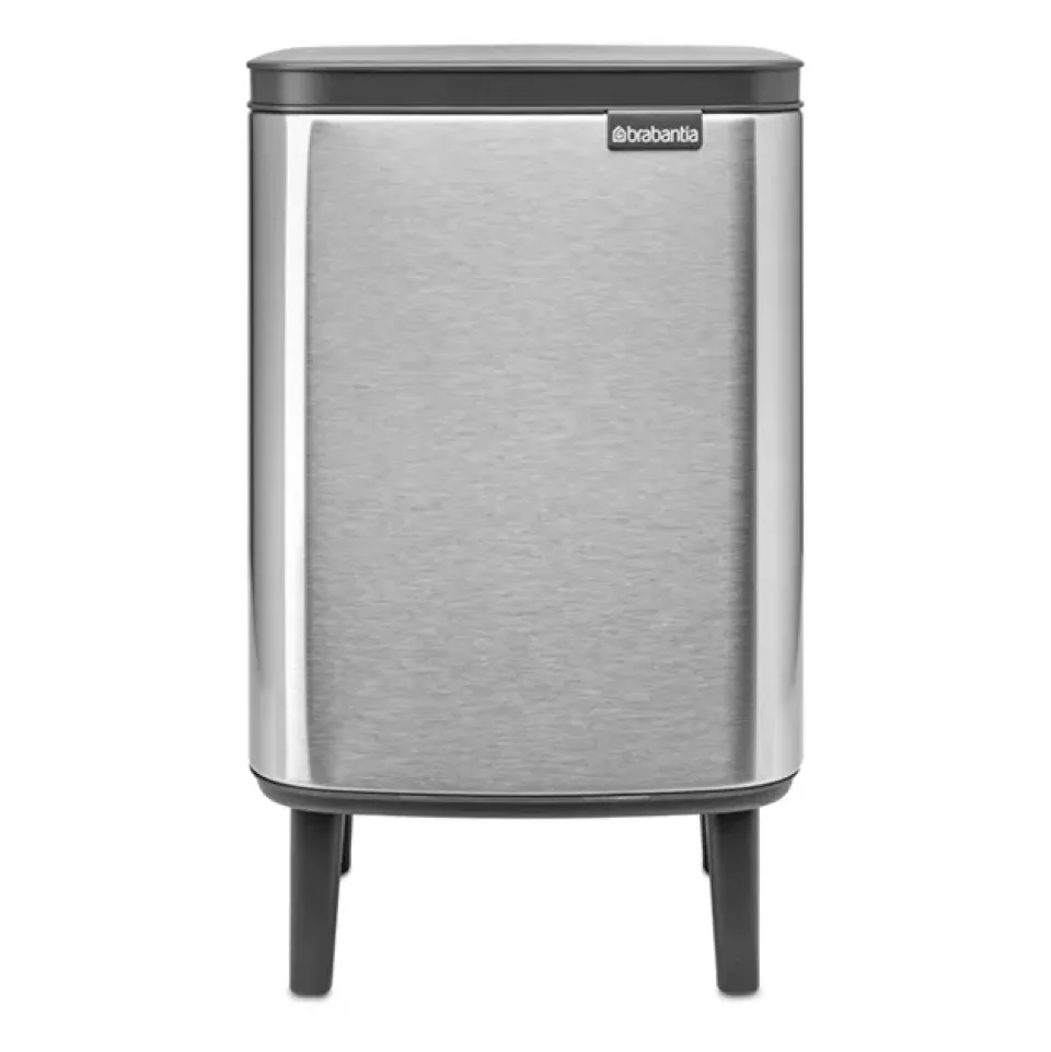 Discount Brabantia Cubo de basura Bo alto 7 L, Acero cepillado mate Plateado