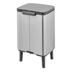 Discount Brabantia Cubo de basura Bo alto 7 L, Acero cepillado mate Plateado