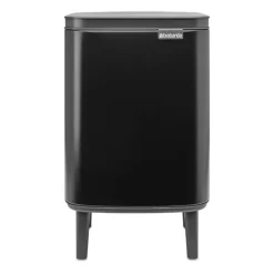 Brabantia Cubo de basura Bo alto 7 L, mate Negro