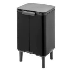 Brabantia Cubo de basura Bo alto 7 L, mate Negro