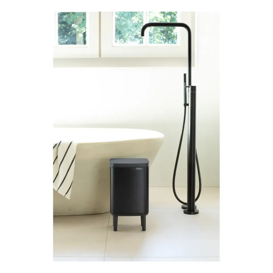 Brabantia Cubo de basura Bo alto 7 L, mate Negro