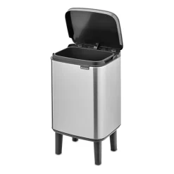 Online Brabantia Cubo de basura Bo alto 4 L, Acero cepillado mate Plateado