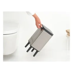 Online Brabantia Cubo de basura Bo alto 4 L, Acero cepillado mate Plateado