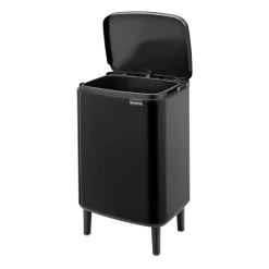 Best Brabantia Cubo de basura Bo alto 12 L, mate Negro
