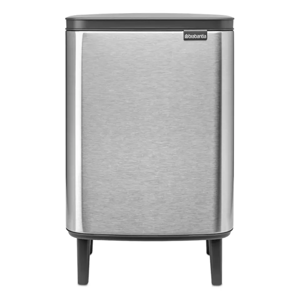 Clearance Brabantia Cubo de basura Bo alto 12 L, Acero cepillado mate Plateado